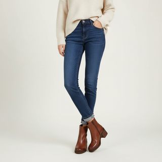 Women’s Tan Ankle Boots – Wide EE Fit – Tumbled Leather – Block Heel Van-Dal Shoes