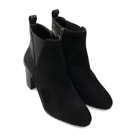Contemporary Comfort Boots EE Fit ARABELLA - Black Combi Van-Dal Shoes