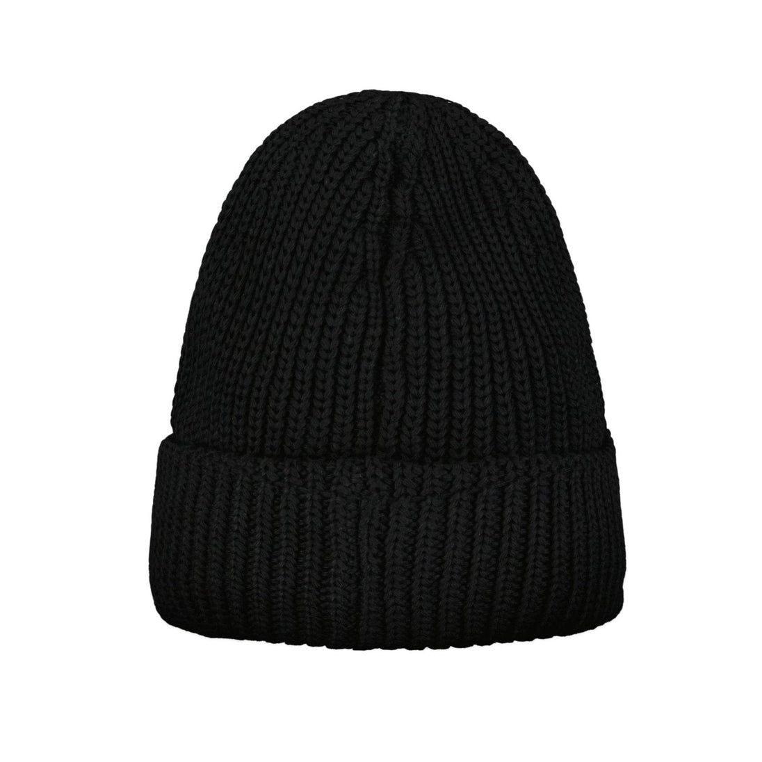 Black Adidas Novel Golf Beanie made of warm polyester and wool blend, designed for cold weather performance