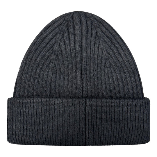 Black Castore Onyx Protek Golf Beanie with ribbed knit and soft fabric