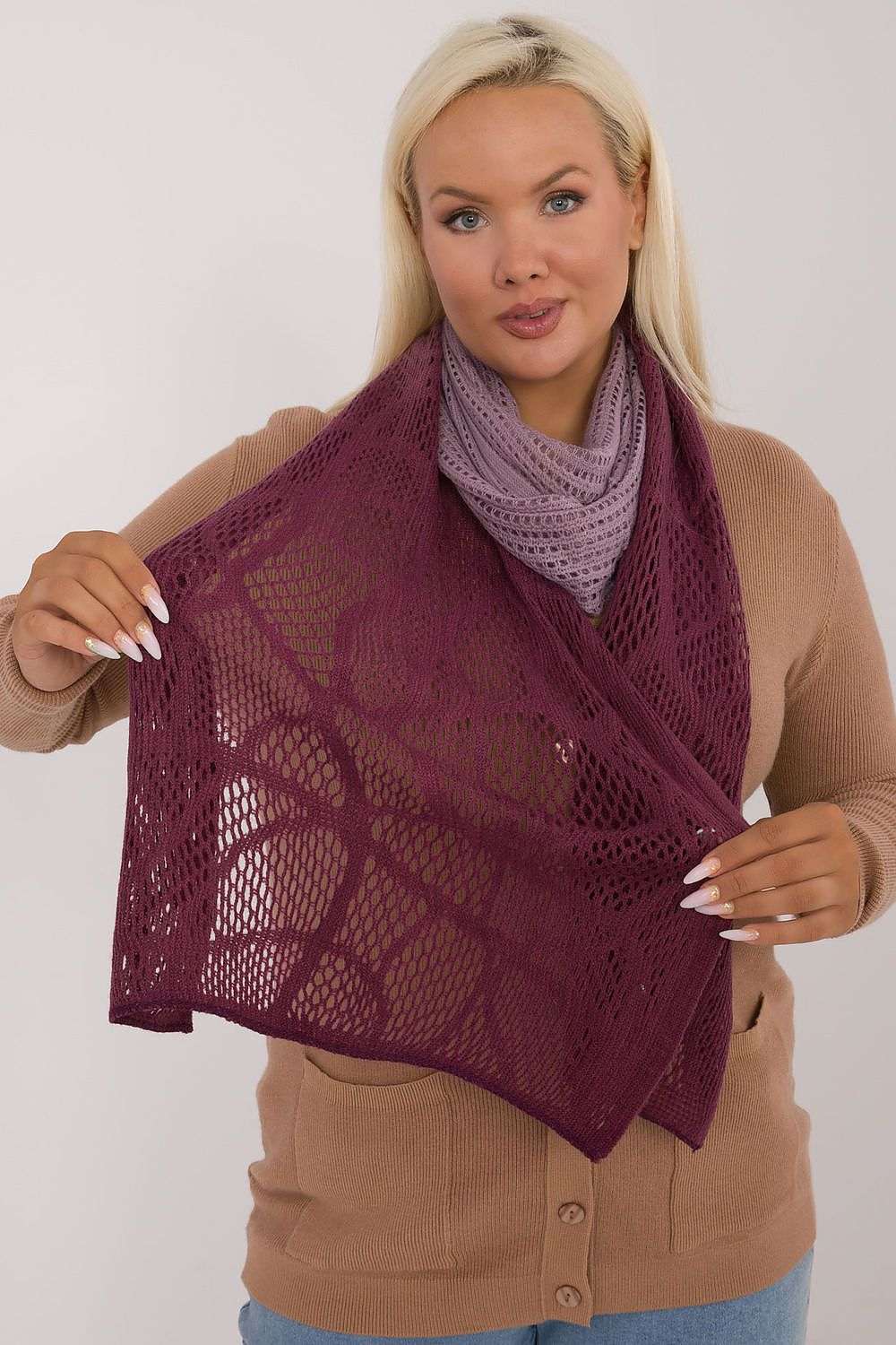 Openwork Scarf