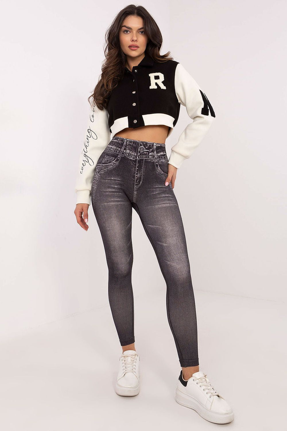 Damen-Leggings in Jeans-Optik