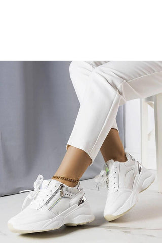 Limited Edition Ani Trainers, beige wedge sneakers with white rubber sole and laces, ideal for summer.