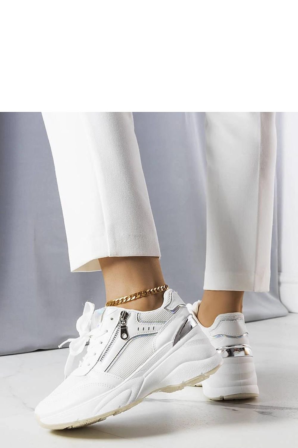 Limited edition Ani trainers, beige wedge sneakers with white rubber sole, perfect for summer.