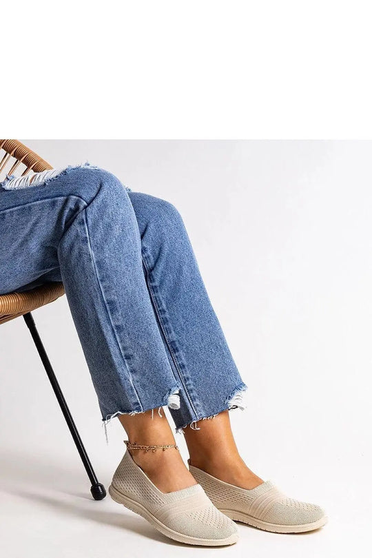 Beige Slip-on Sneakers