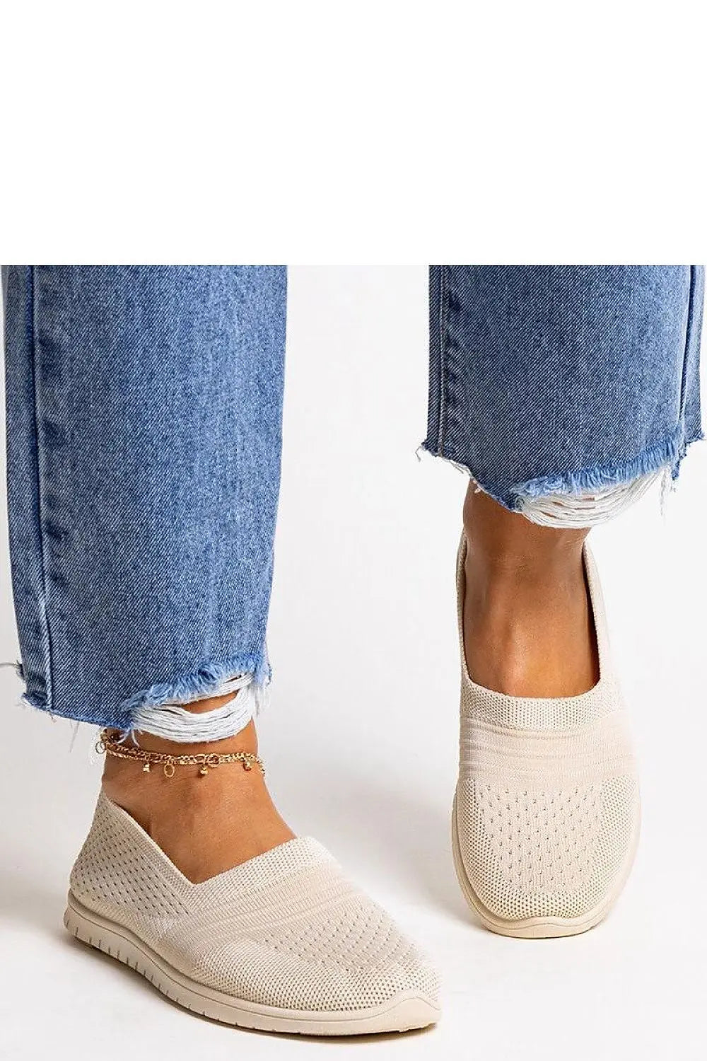 Beige Slip-on Sneakers