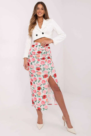 Midi Floral Women's Skirt