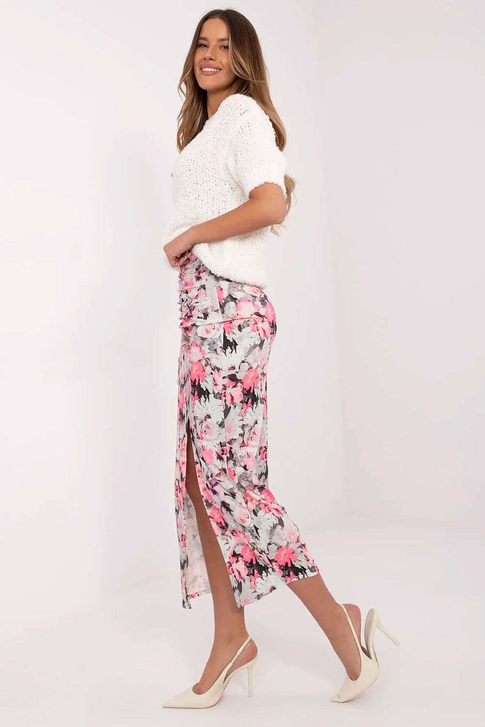 Midi Floral Women's Skirt