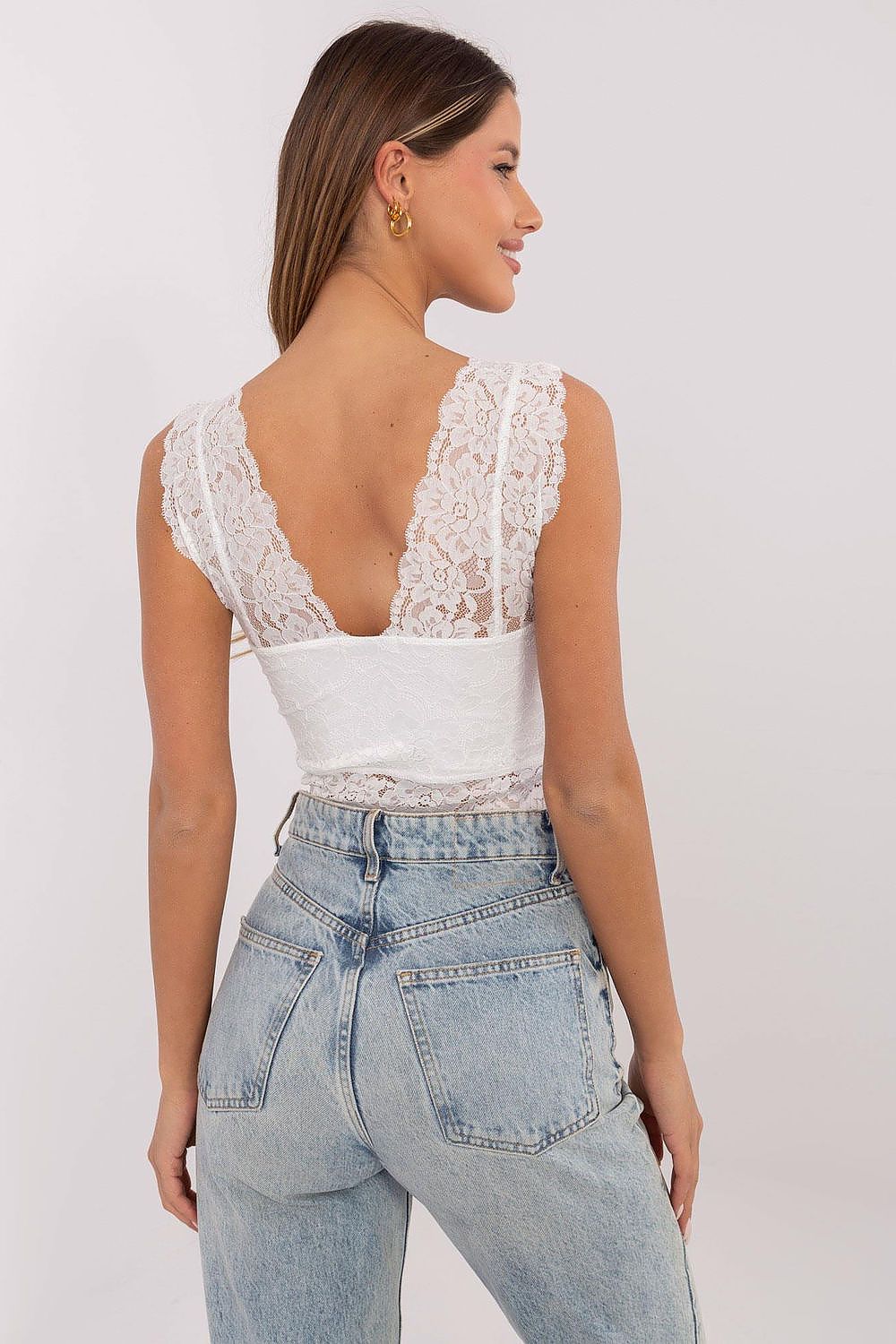 Damen-Top mit Spitze