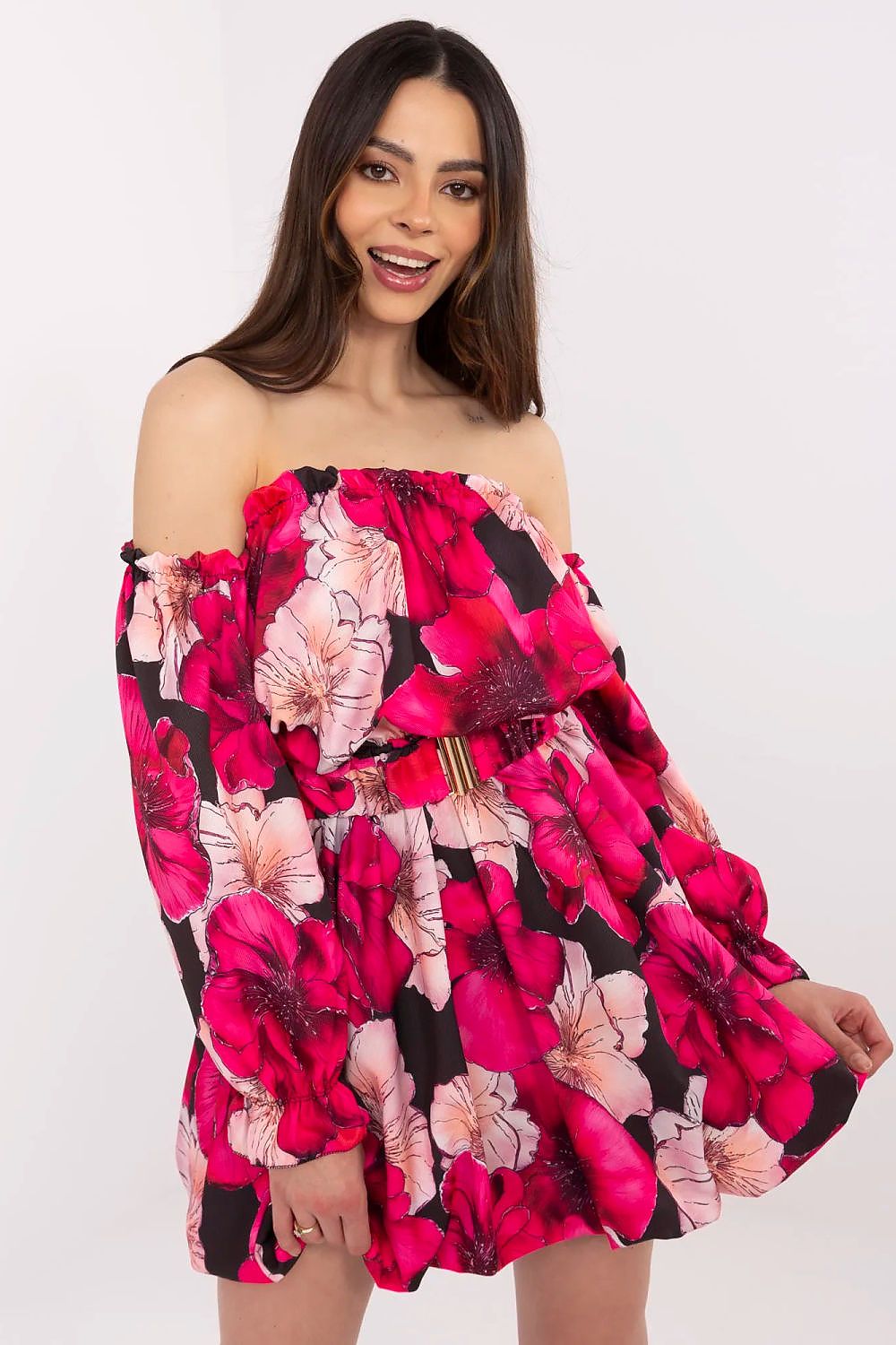  Schulterfreies Sommerkleid