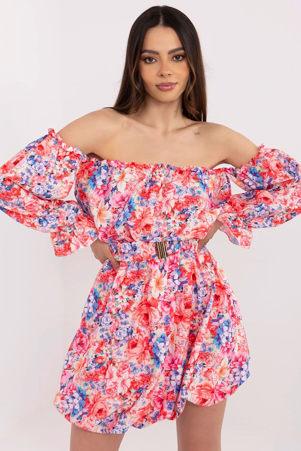  Schulterfreies Sommerkleid