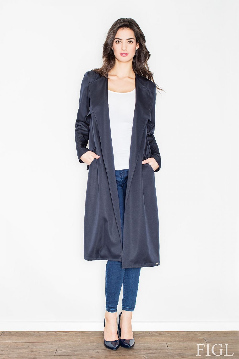 Long Belted Coat for Women
