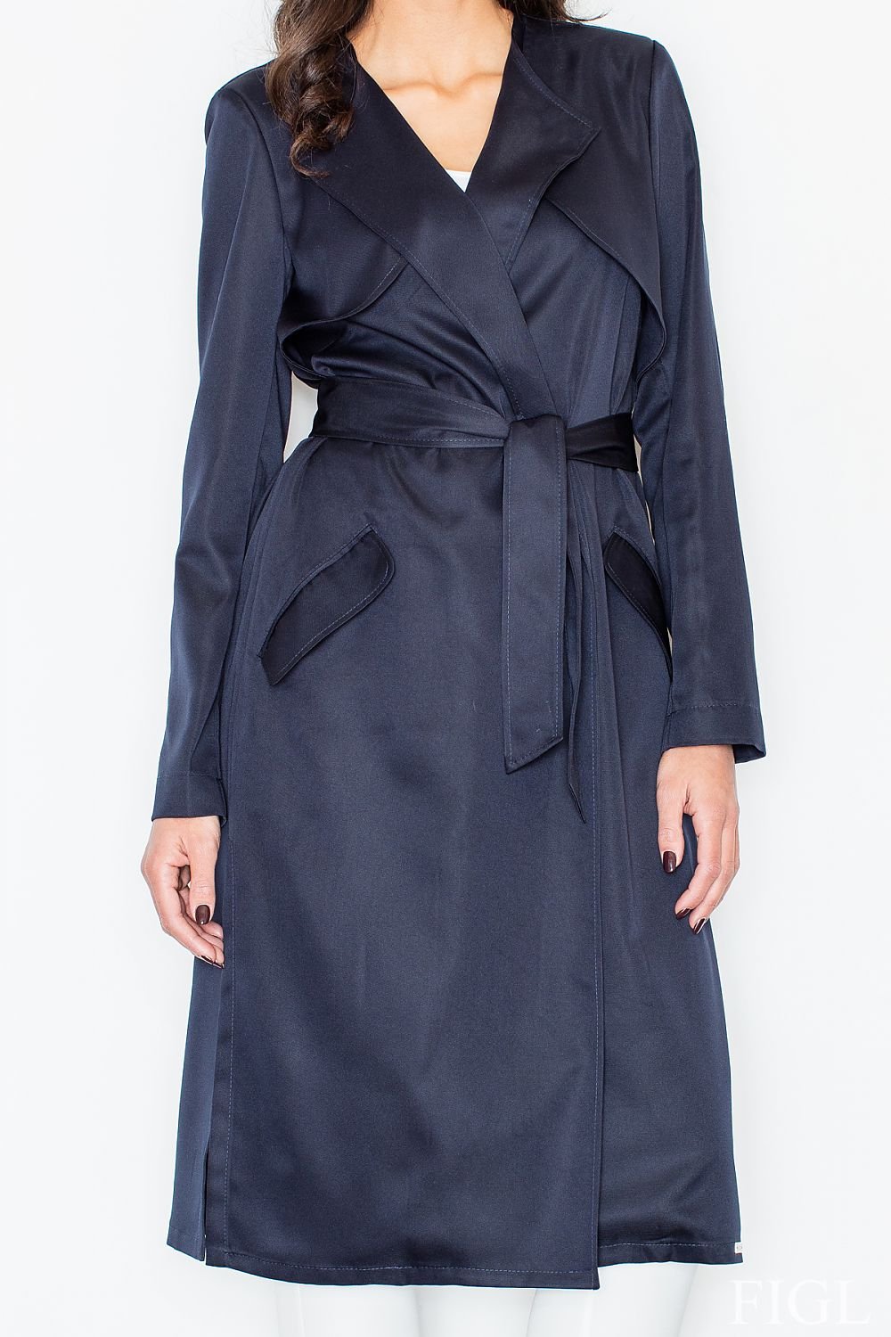 Long Belted Coat for Women