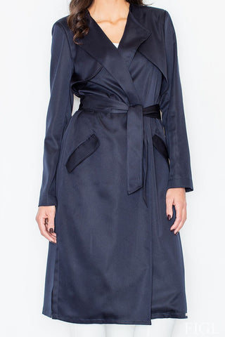 Long Belted Coat for Women