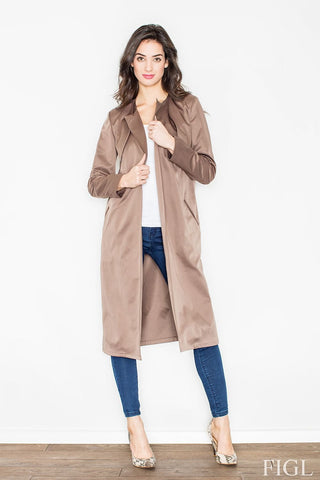 Long Belted Coat for Women