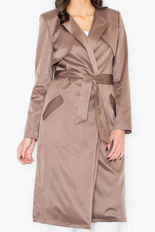 Long Belted Coat for Women