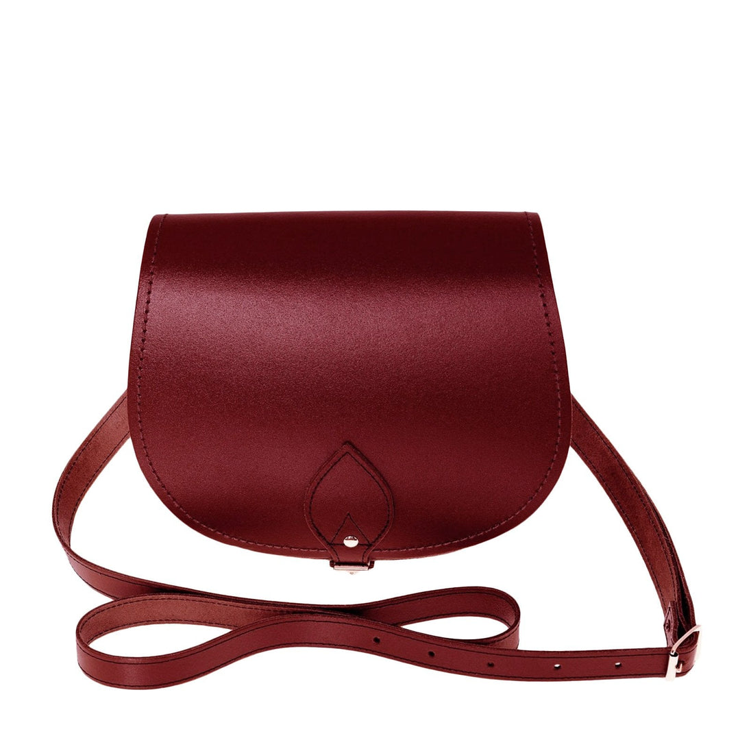 Handmade Leather Saddle Bag - Oxblood Zatchels